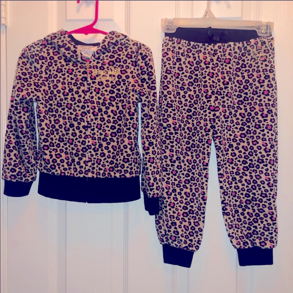 Toddler juicy velour track suit